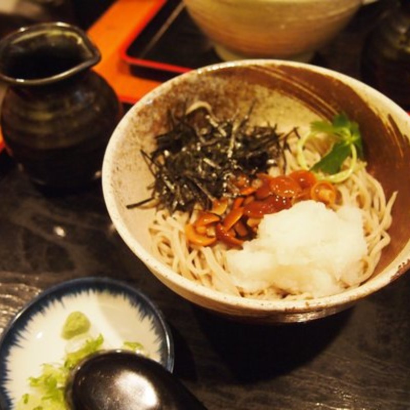 small size with mushroom, radish, and seaweed(SOBAYA)