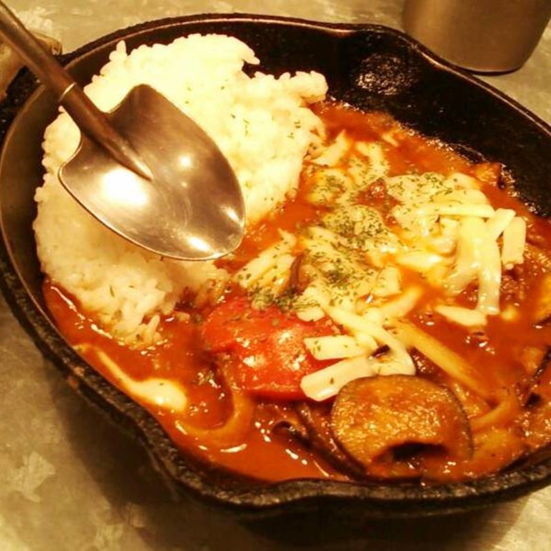 茄子とトマトのチーズカレー(野菜を食べるカレーcamp エキマルシェ大阪店 （キャンプ）)