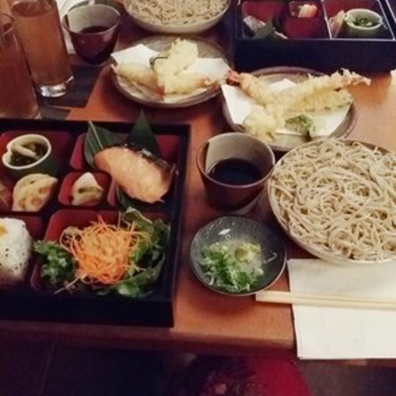 Lunch special! They only serve this to 25 customers a day(SOBAYA)