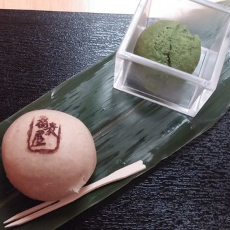 Soba Manju and Green Tea Icecream(SOBAYA)