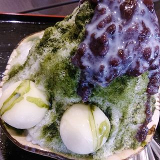 藤枝かおり緑茶かき氷(宿場ちゃや利休 藤枝PA店 )