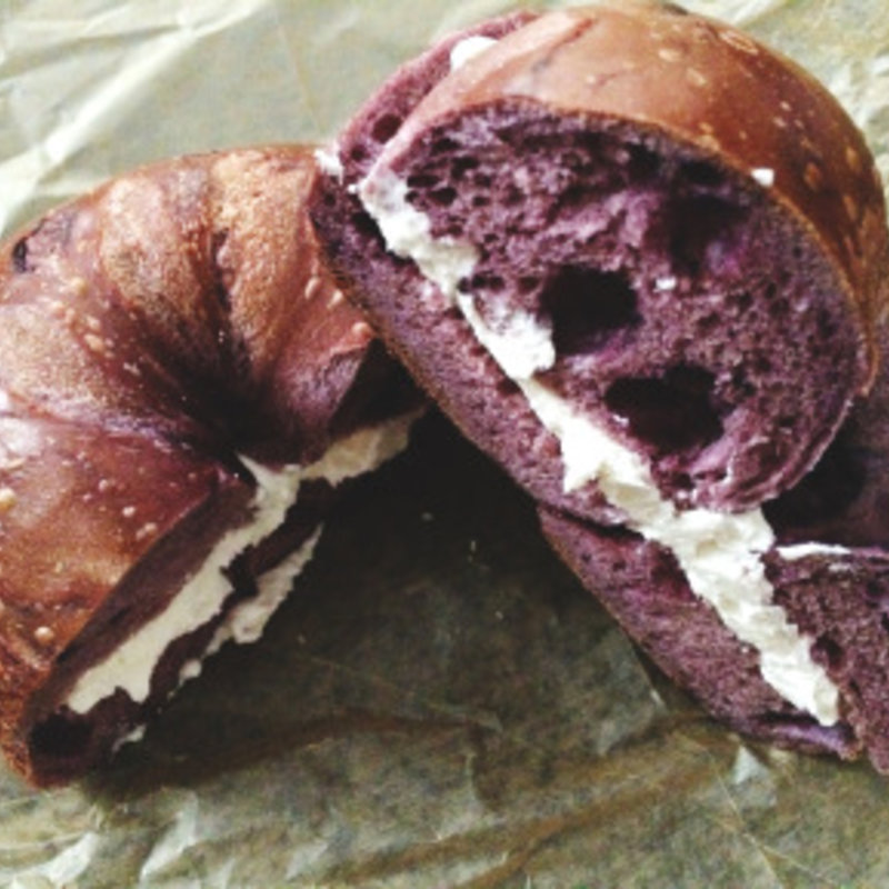 ブルーベリーベーグル&クリームチーズ(NEW YORK CITY BAGEL )