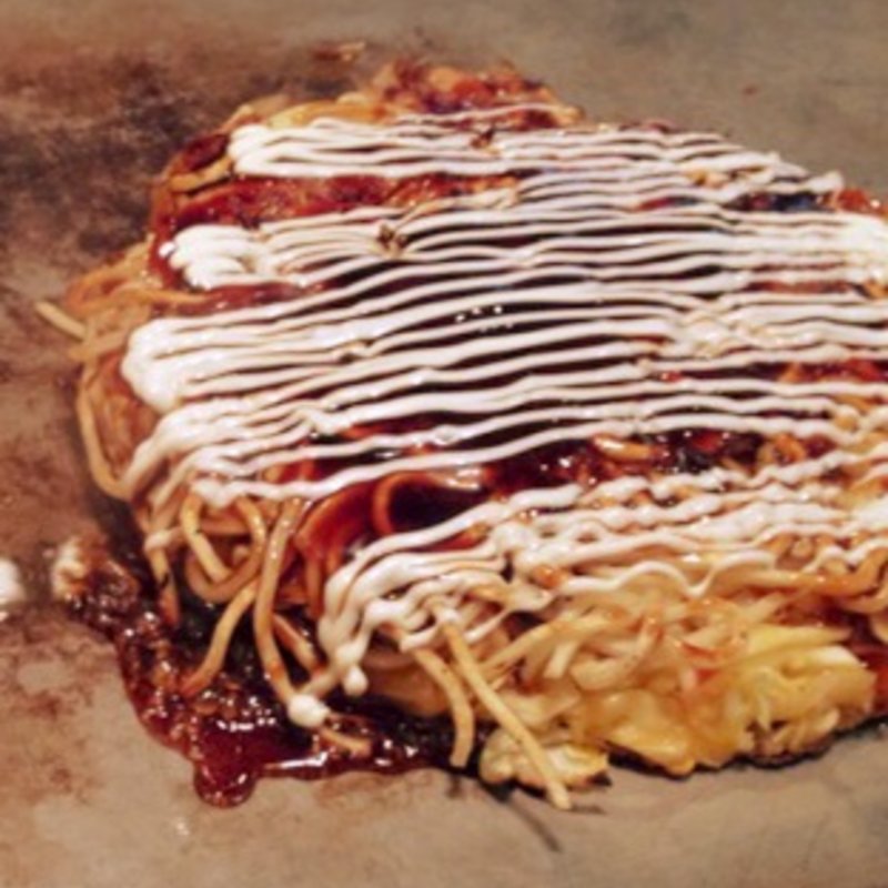 エビチーズモダン(お好み焼き風花)