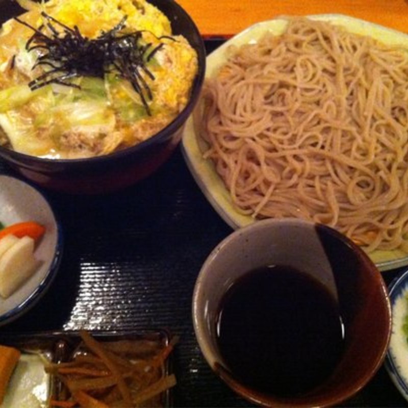 Katsu-don & mini soba combo(SOBAYA)