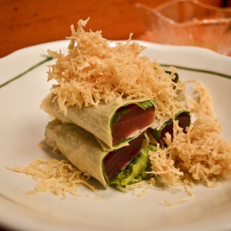 Tuna Yuba Maki (over avocado)(SOBAYA)