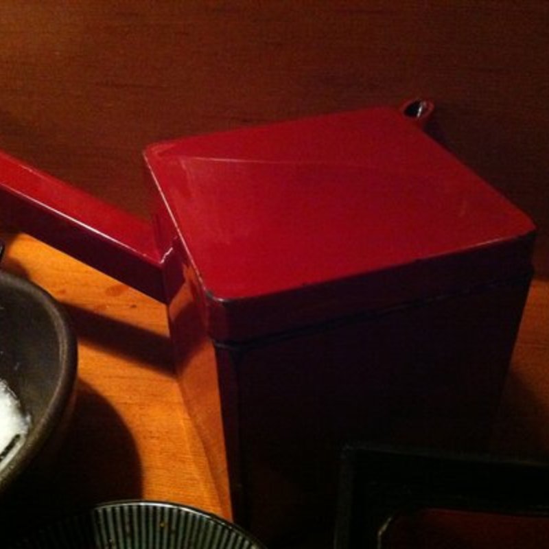 Hot water (add to Dipping Sauce cup once Soba noodles are done. Drink it like soup)(SOBAYA)