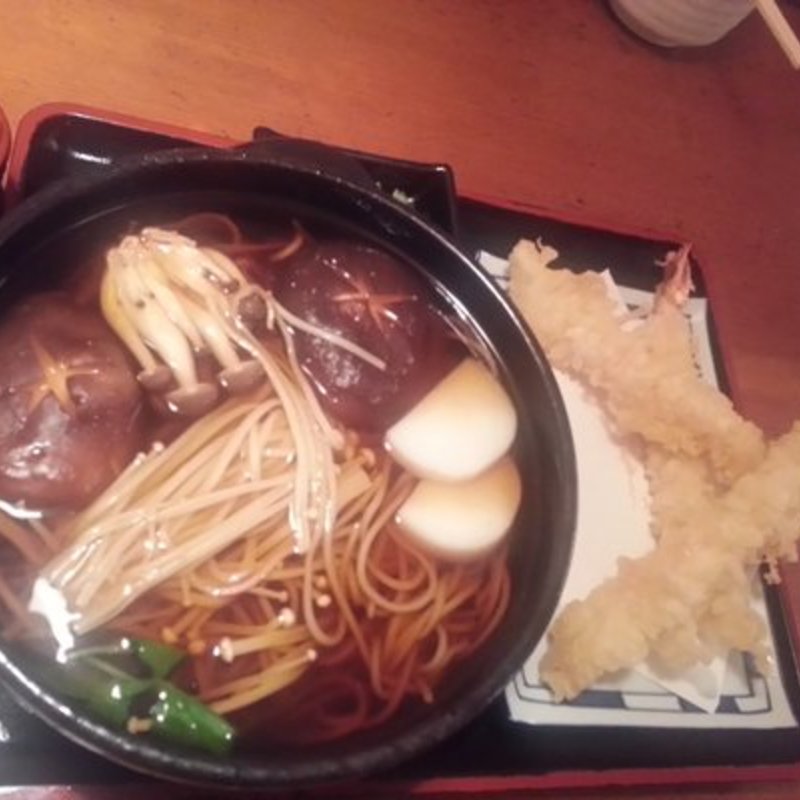 Hot shitake soba(SOBAYA)