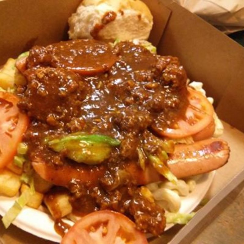 Great Plate with Hot dog (Bill Gray's)