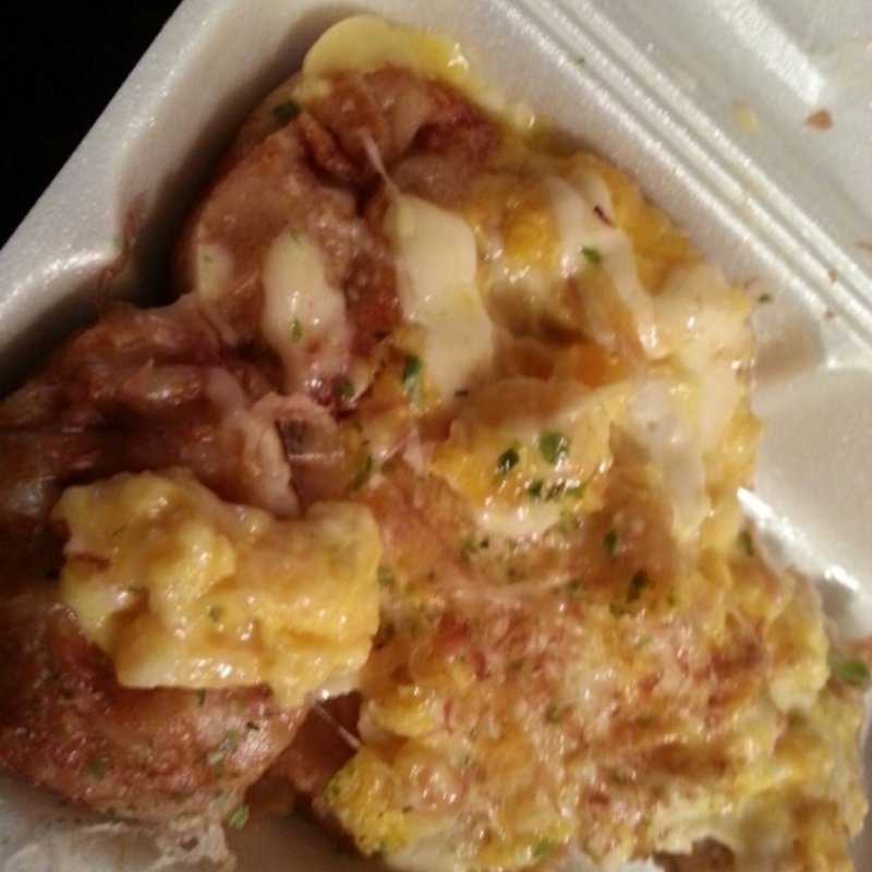 じゃんぼたこ焼きチーズ卵のせ(じゃんぼ總本店 あびこ駅前店)