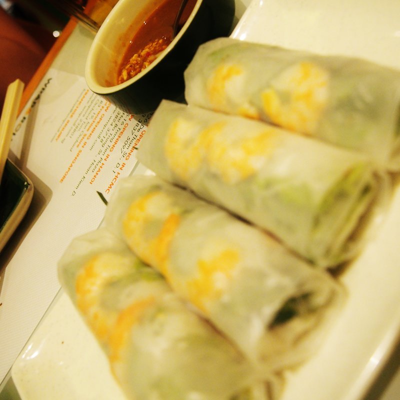 エビの生春巻き(Wrap & Roll)