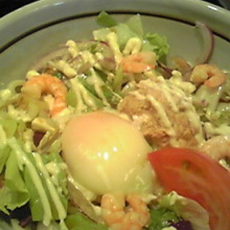 和風サラダうどん(和食さと 招提南)