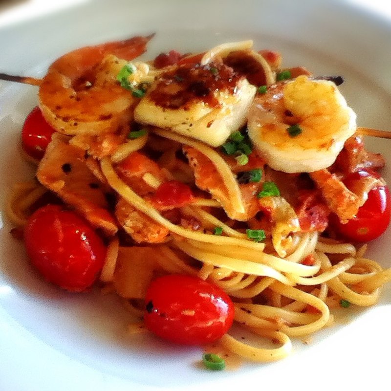 Northwest Seafood Pasta(The Boathouse)