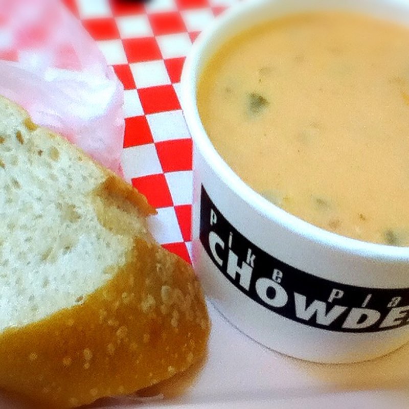 clam chowder(Pike Place Chowder)