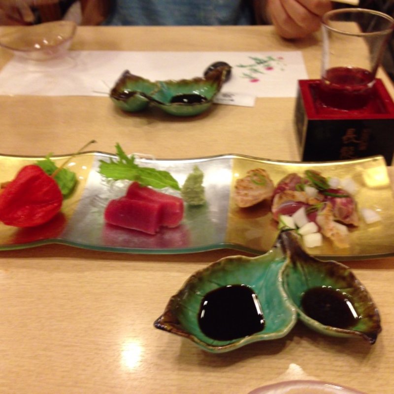 お造り三種(忠兵衛)