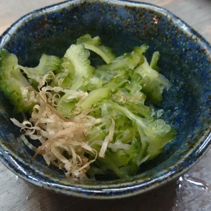 ゴーヤのおひたし(西成二代目にしかわや 梅田本店)