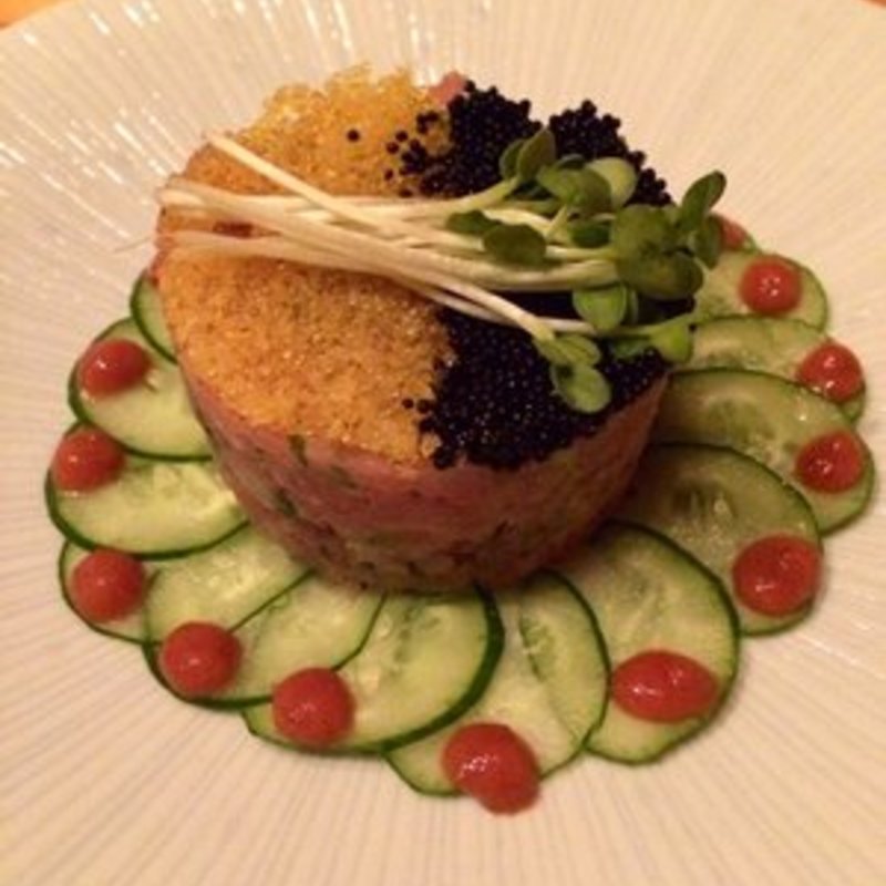 鮪タルタル Tuna tartar(SAKAGURA)