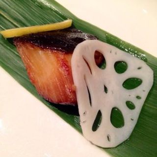 Black cod & pickled lotus root(SAKAGURA)