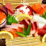 Assorted sashimi
