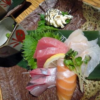 Lunch tasting menu course, Sashimi platter(SAKAGURA)