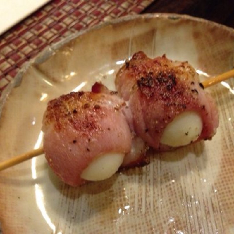 Bacon and quail egg(SAKAGURA)