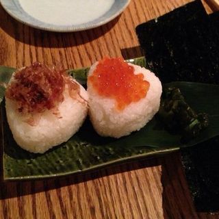 Salmon roe and bonito flakes rice balls(SAKAGURA)