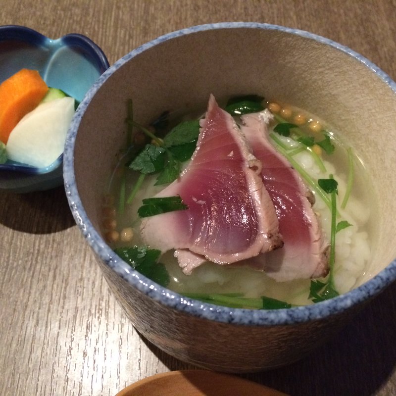 カツオ茶漬け(旬菜酒房 さ蔵-さくら-)