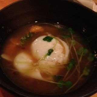 Soft boiled egg with uni(SAKAGURA)