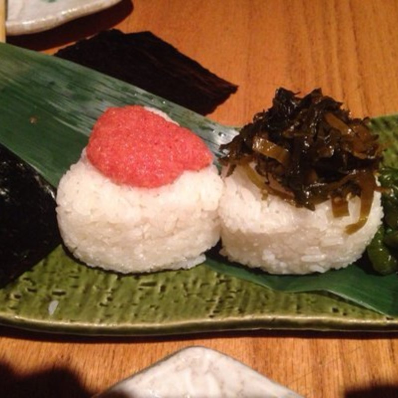 Mentaiko onigiri & Takana onigiri(SAKAGURA)