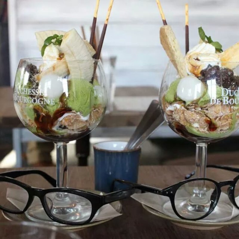 抹茶パフェ(サパカフェ)