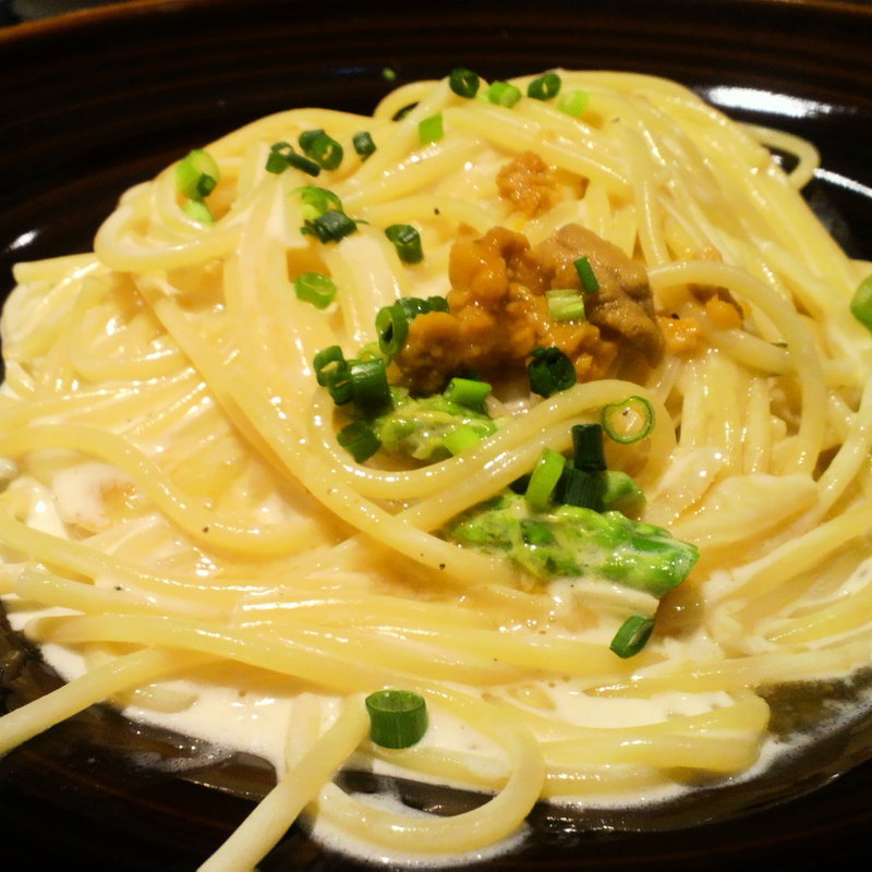 雲丹のクリームスパゲティ(BLUCE 札幌店)