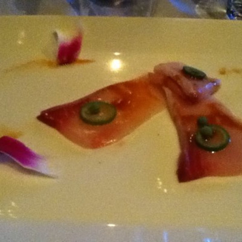 yellowtail carpaccio(Megu)