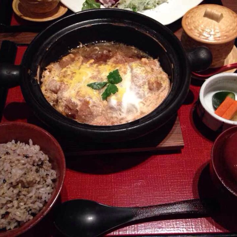 カツ煮定食(Ootoya New York)