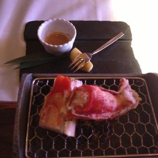 Grilled King Crab with Lemon Soy Butter(Megu)