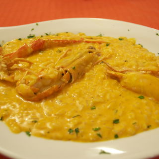 Risotto di gamberi(al grappolo d'oro)