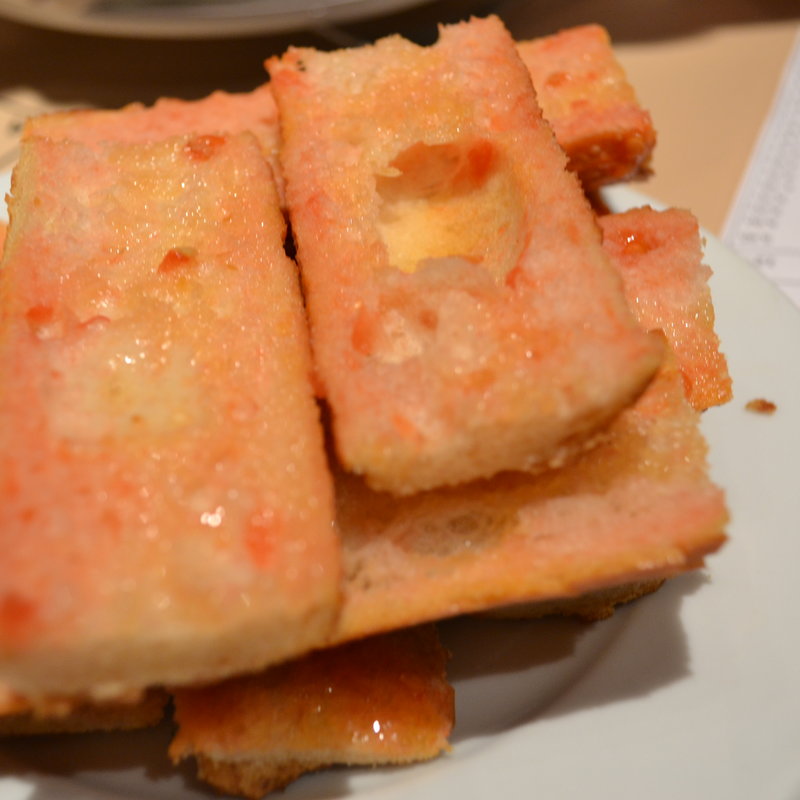 Pan con tomate(La vinya del señor)