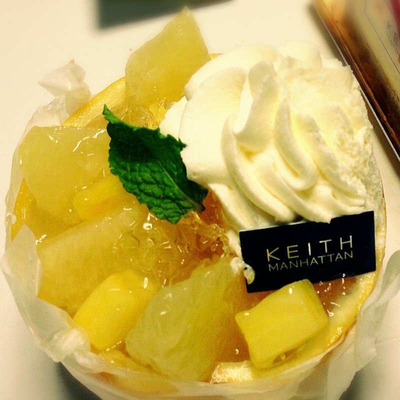 グレープフルーツのケーキ(キース・マンハッタン)