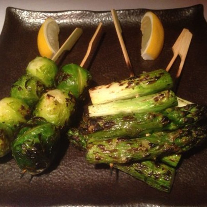 Asparagus and Brussels Sprouts(Megu)