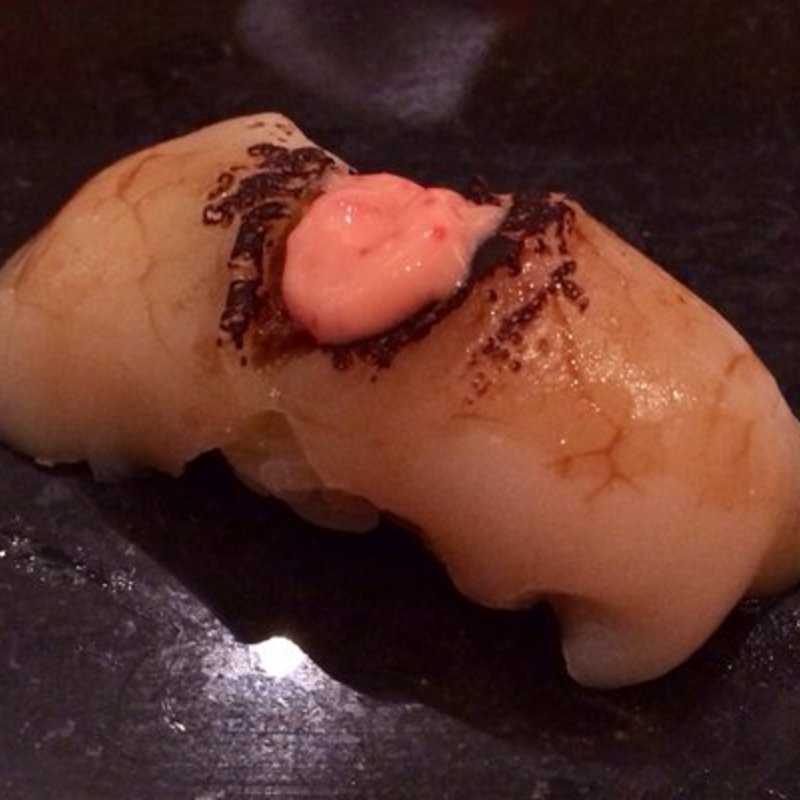 Scallop with habanero pepper sauce(Megu)