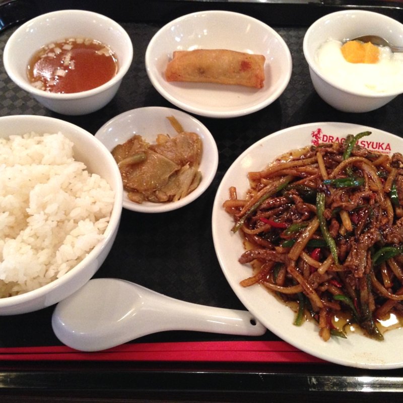 青椒肉絲ランチ(DRAGON酒家 )