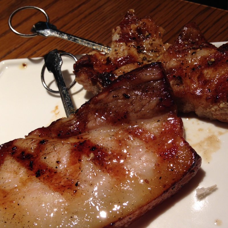 焙りベーコン、豚バラ(ほぉーバル )