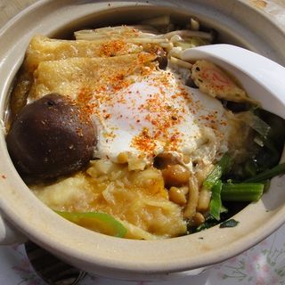 鍋焼きうどん(鍋割山山荘)