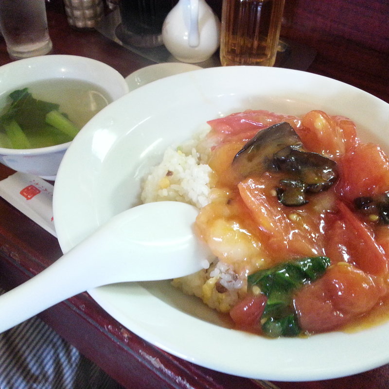 海老トマト炒飯(李園(リエン))