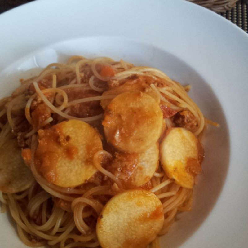 長芋のボロネーゼパスタランチ(カヴァタッピ)