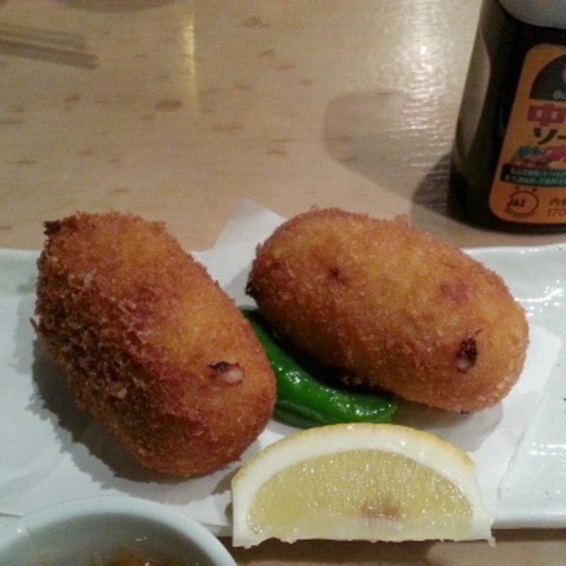 ずわい蟹のクリームコロッケ(魚真 恵比寿店)