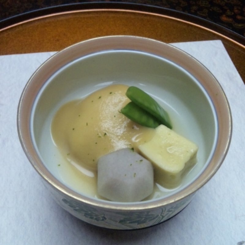 いちじくのごま味噌あんかけ(京料理 京の宿菊水)