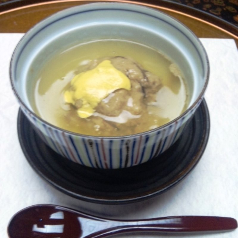 れんこんの蓮蒸し（はすむし）(京料理 京の宿菊水)
