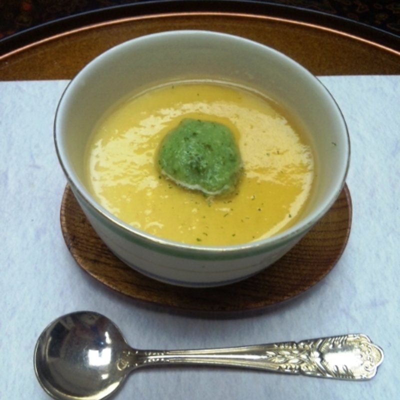 冷やしたまご茶碗(京料理 京の宿菊水)