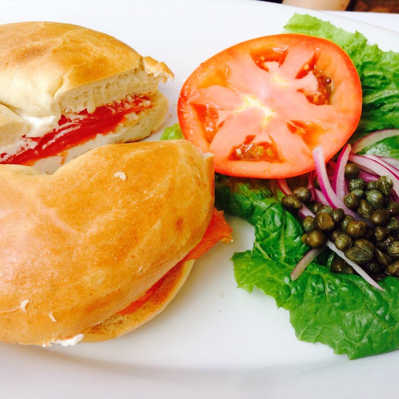 SALMON BAGEL( IL Lupino Trattoria )