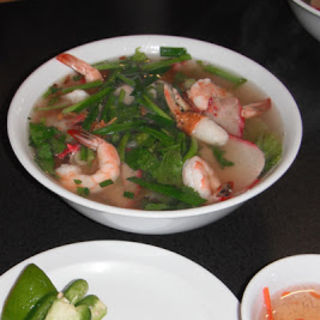 Crab & Shrimp w/clear noodle soup