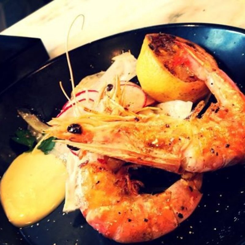 Grilled shrimps (Gotham market)